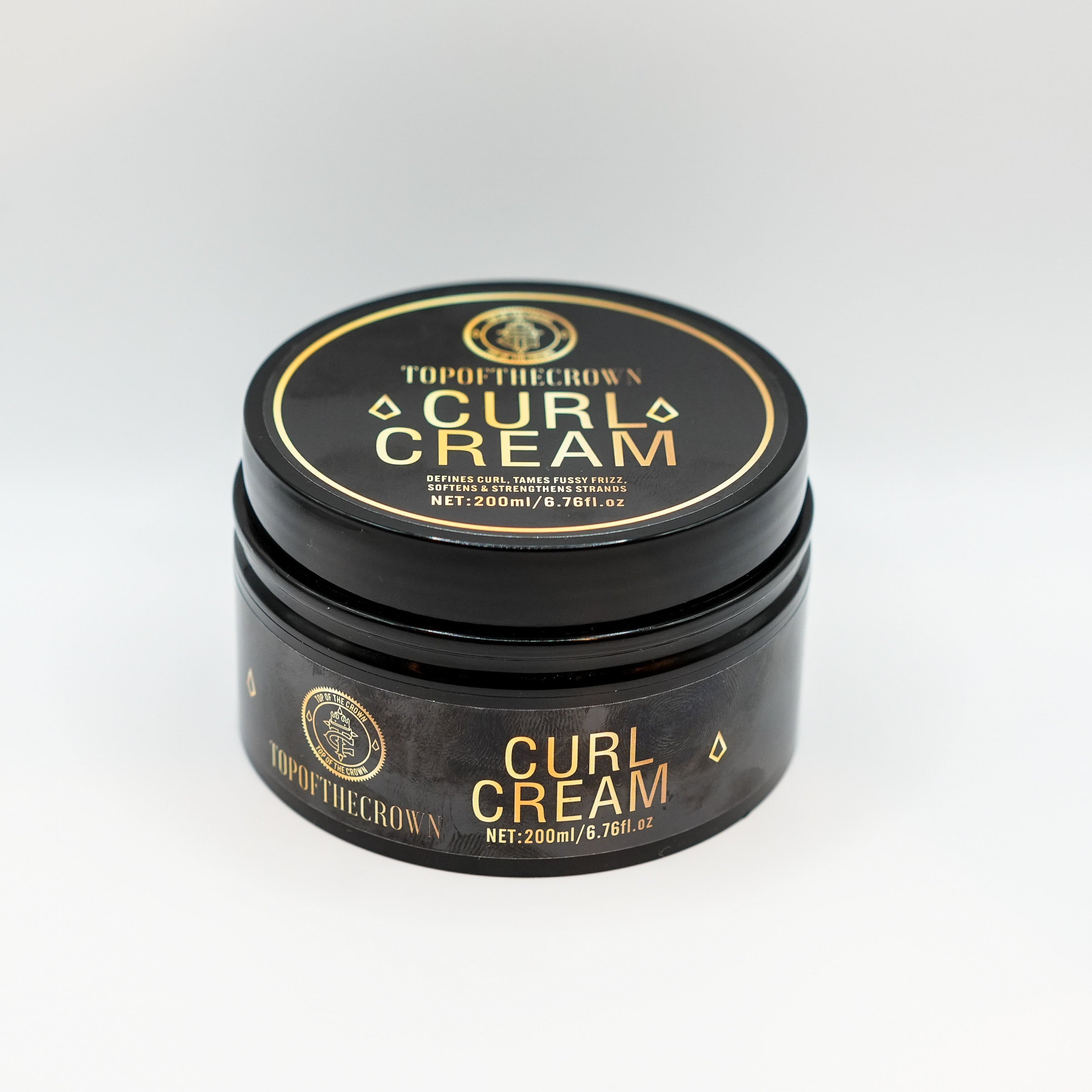 Top of the crown curl cream
