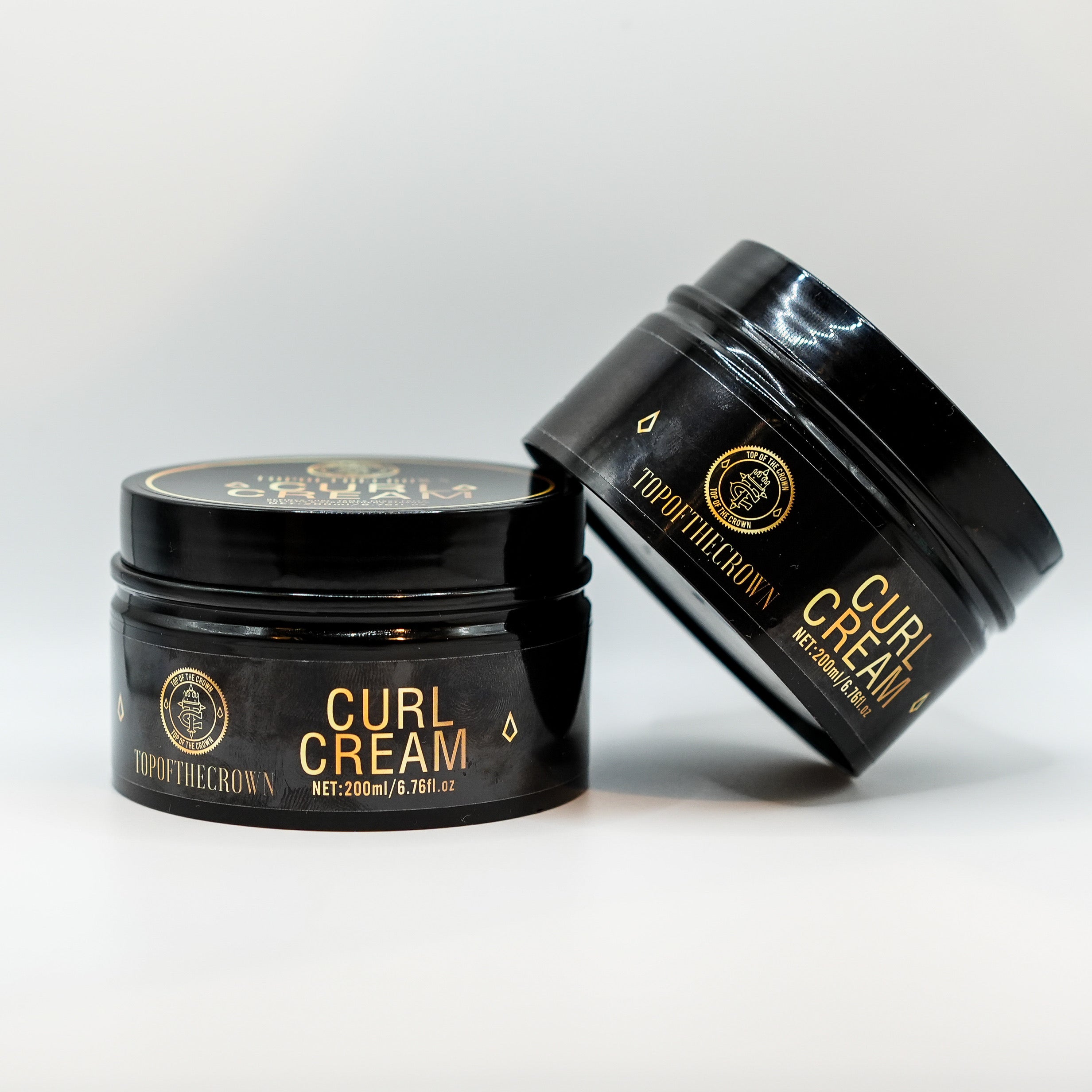 Top of the crown curl cream